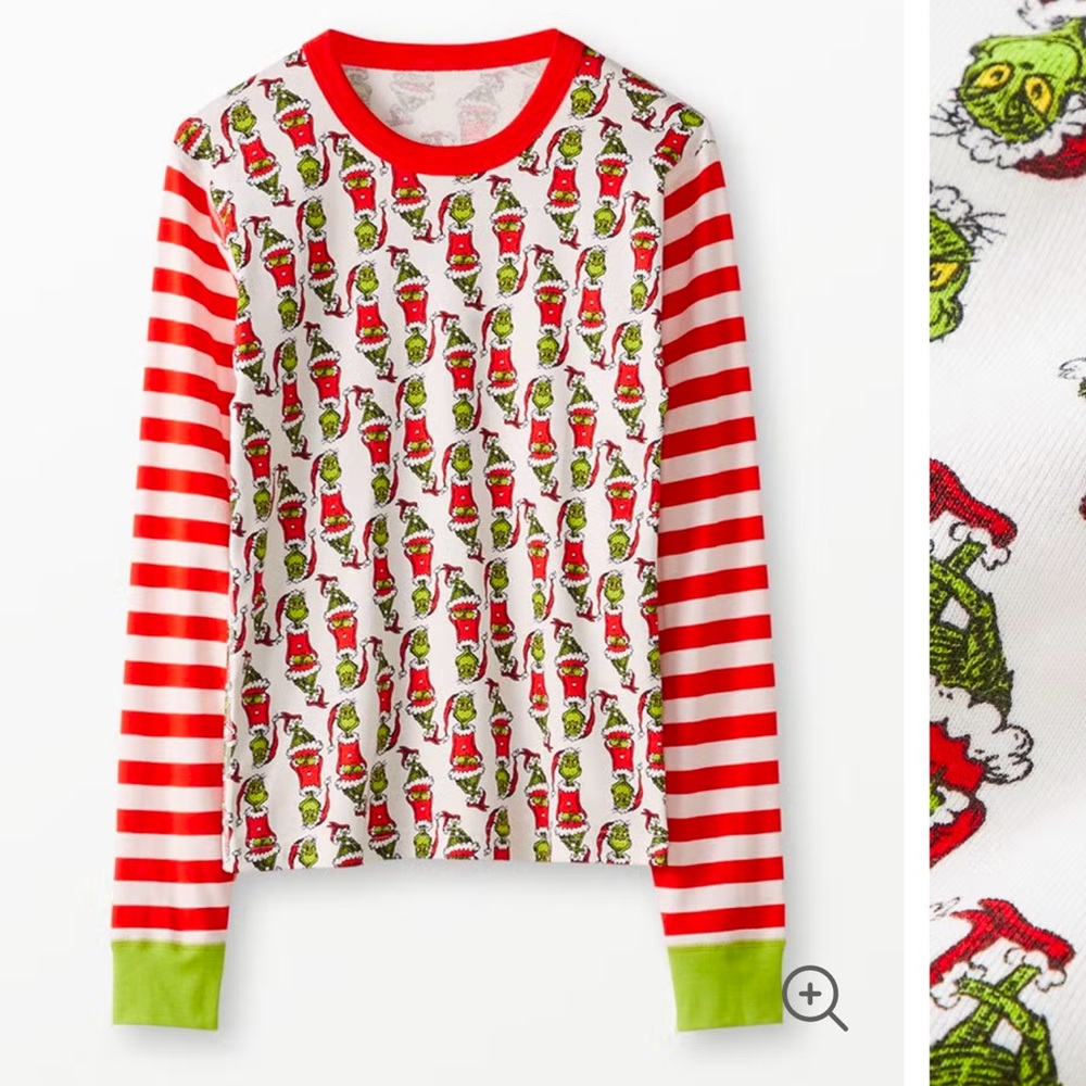 Hanna Andersson MENS Grinch PJs Set
